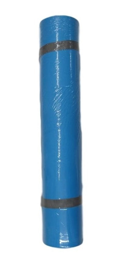 Tapete Mat Deportivo Yoga Azul 165x64.5cm Grosor 6mm