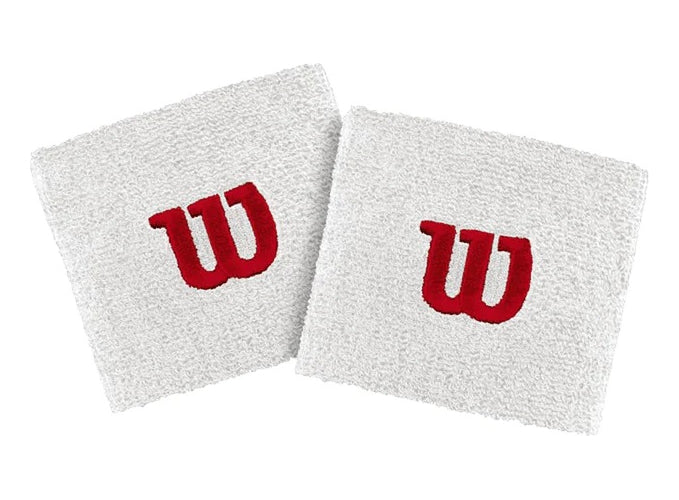Muñequera Absorbente Wilson Blanca C/2