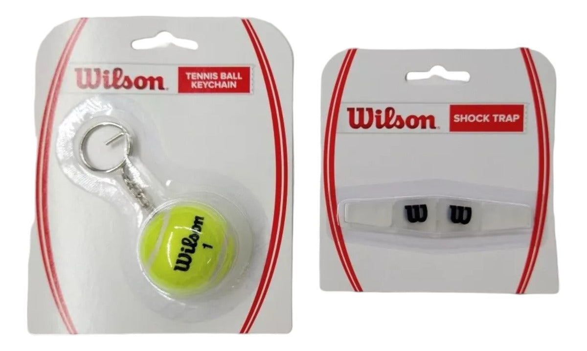 Pack Llavero Y Antivibrador Shock Trap De Wilson