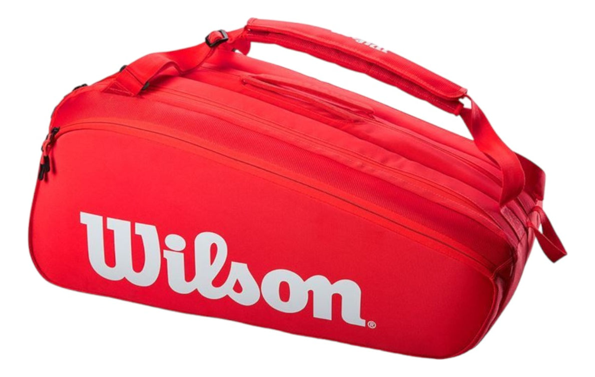 Raquetero Wilson Super Tour Red 15 Pack