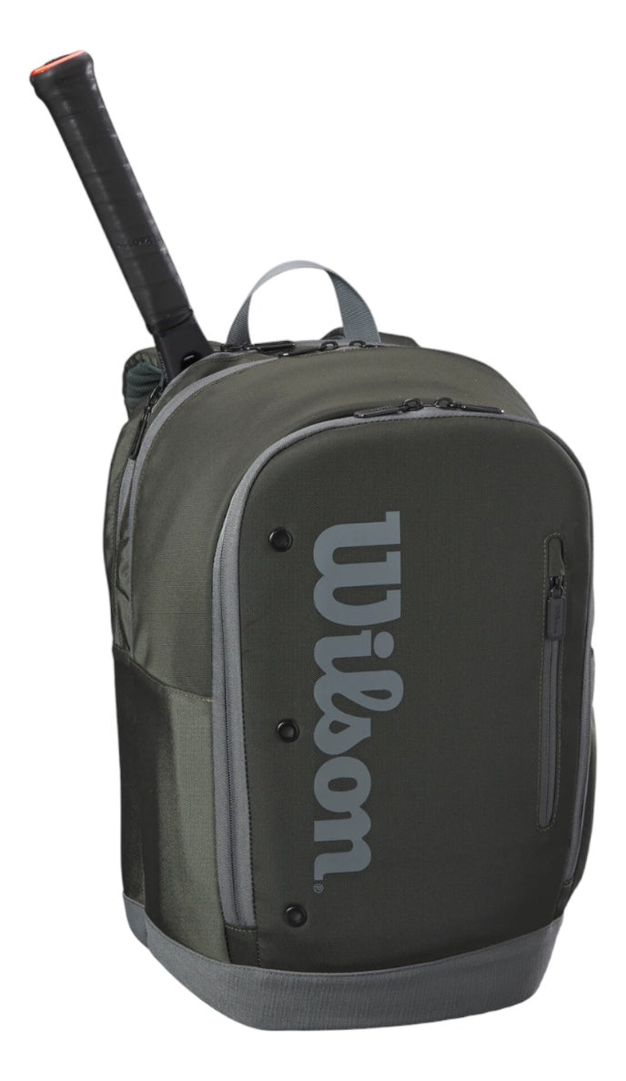 Backpack Wilson Tour Dark Green Para 2 Raquetas