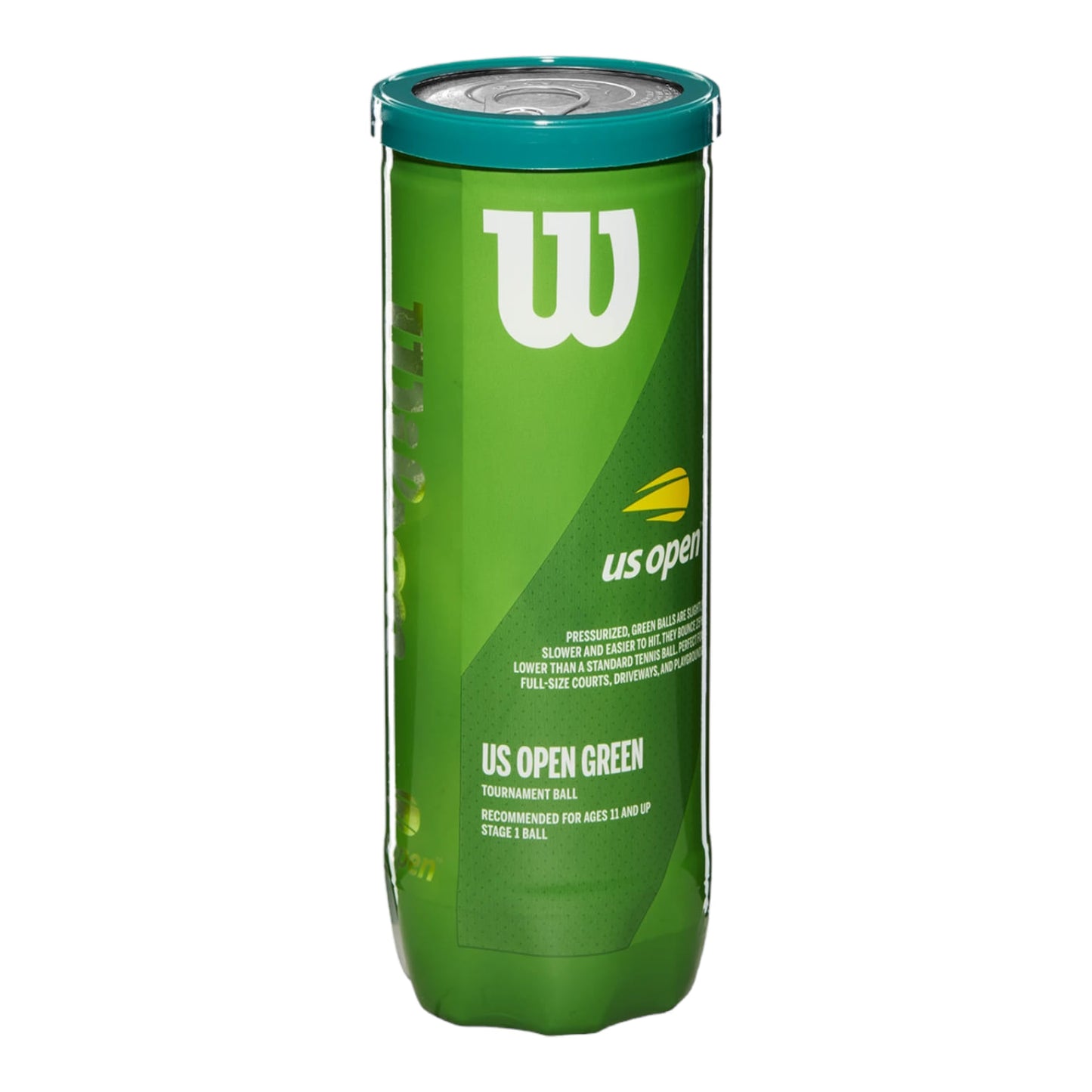 24 Pack Pelota Para Mini Tenis Wilson Us Open Punto Verde