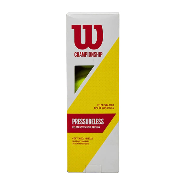 Pelotas Wilson Championship De Tenis Bote Carton C/3