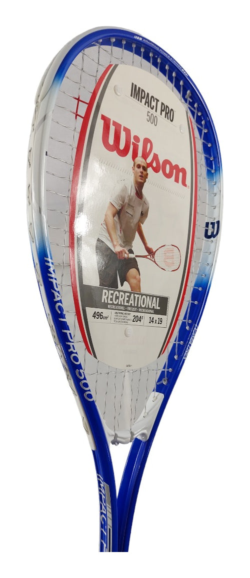 Raqueta De Squash Wilson Impact Pro 500 Azul Ciclón Sports