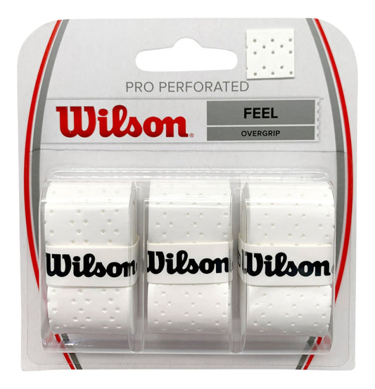 Pro Overgrip Perforated De Wilson Blancos