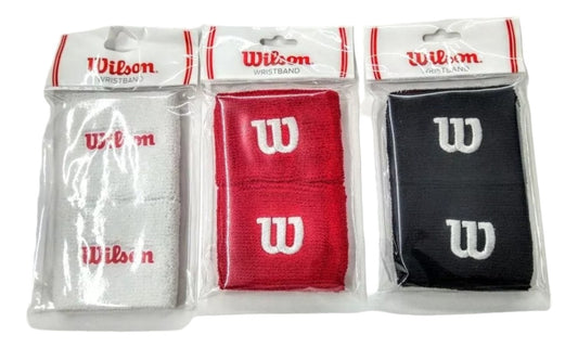 3 Pack De Muñequeras Absorbentes Wilson En Colores